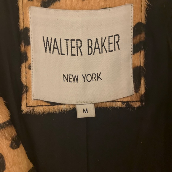 Walter Baker Leopard Ponyhair Motorcycle Jacket - Picture 2 of 4